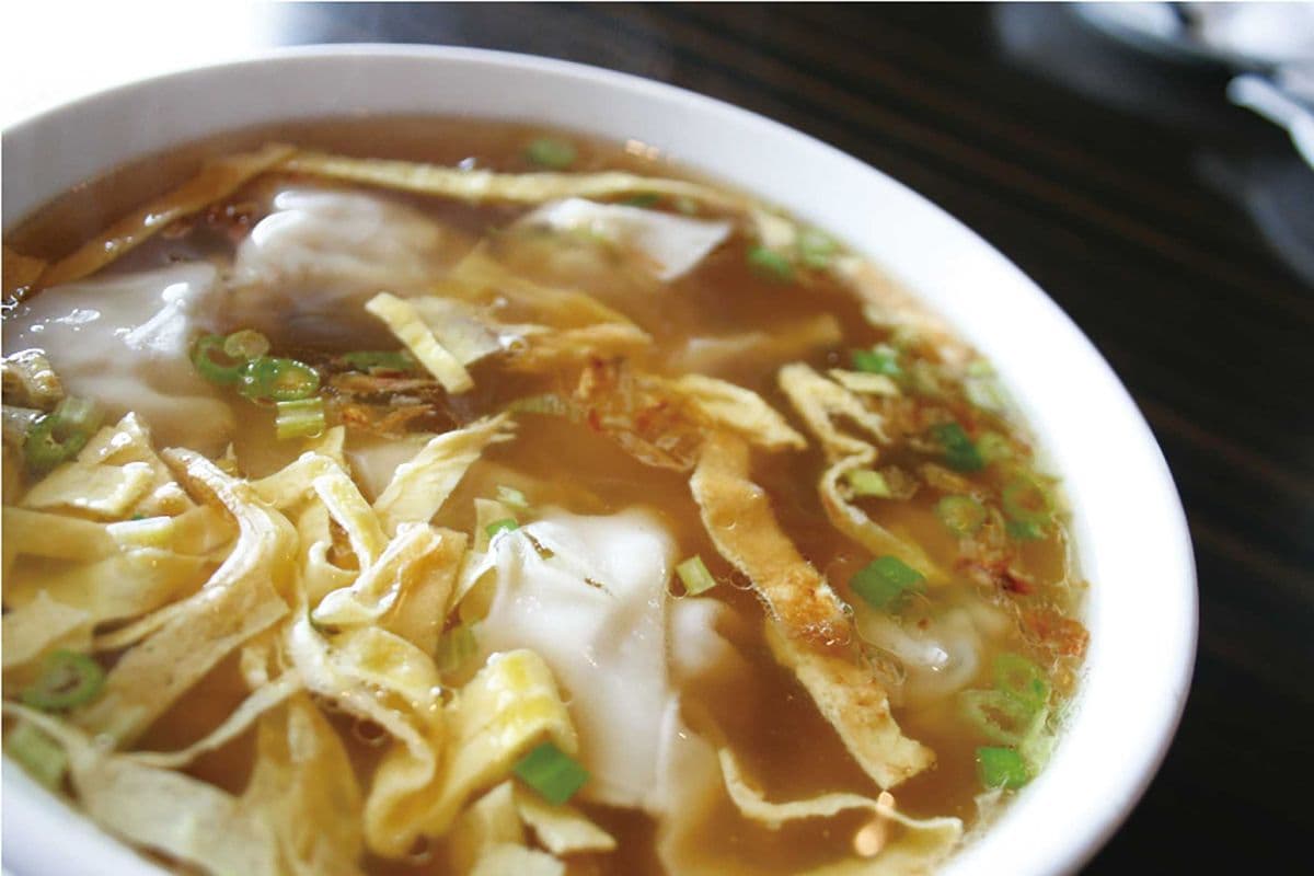 Vegetable and Pork Wonton Soup 菜肉餛飩湯