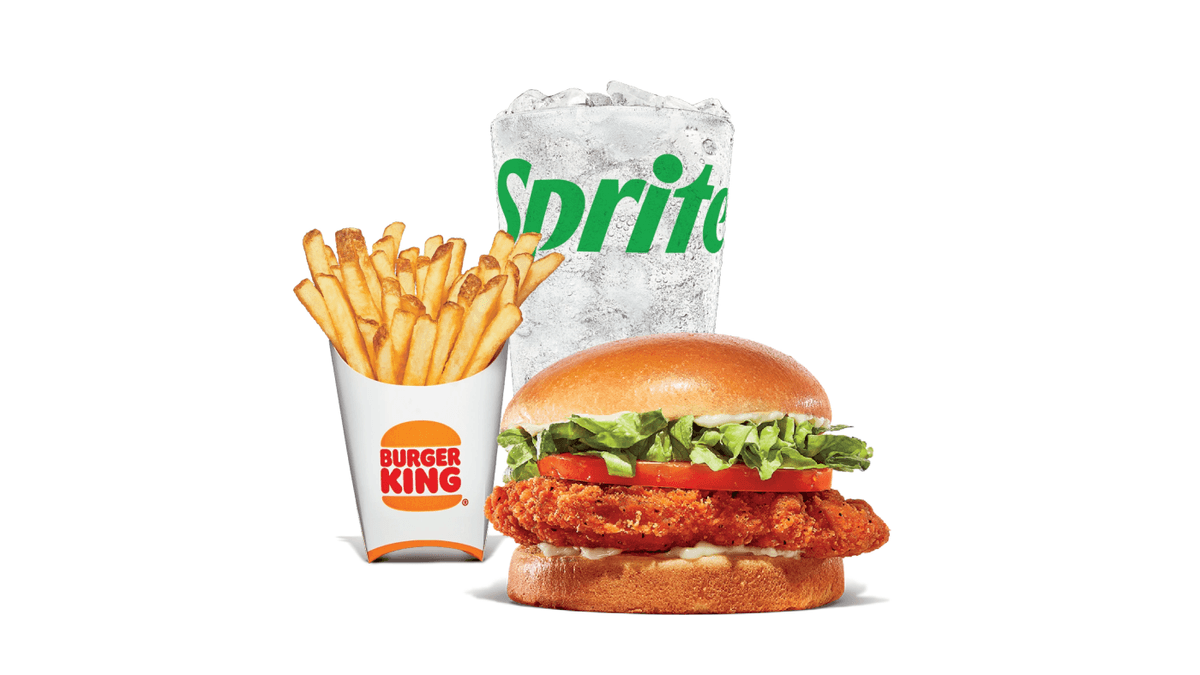Spicy Crispy Chicken Sandwich Medium Combo