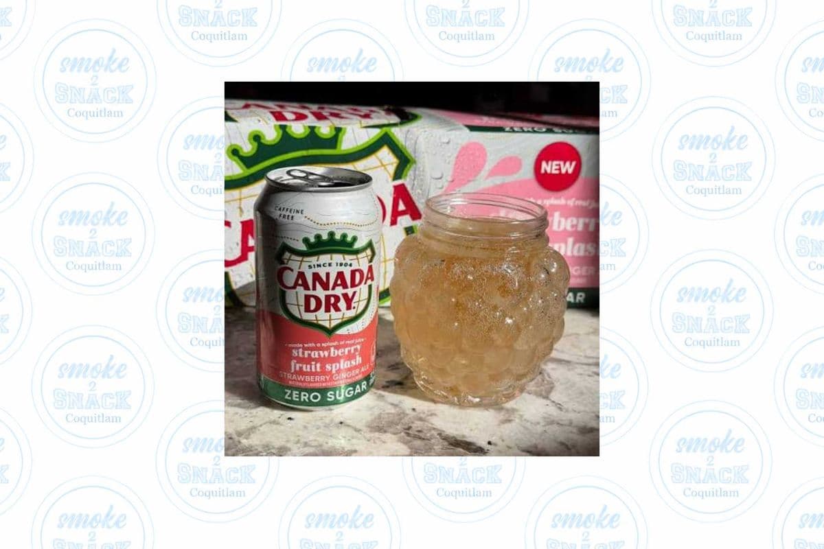 CANADA DRY STRAWBERRY FRUIT SPLASH ZERO SUGAR (355ML)