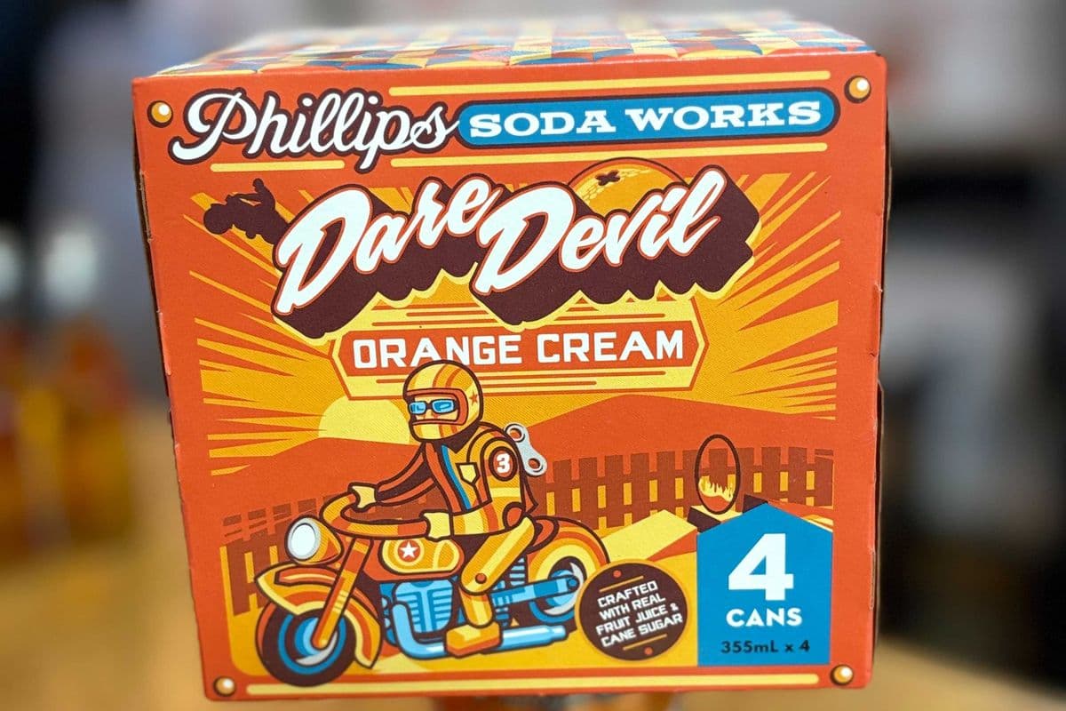 Philips Dare Devil Orange Cream 4 Pack (4x 355ml) (120 Cal)