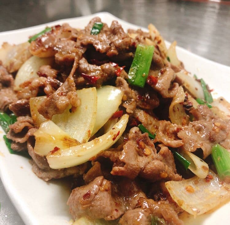 Fried Lamb with Cumin
