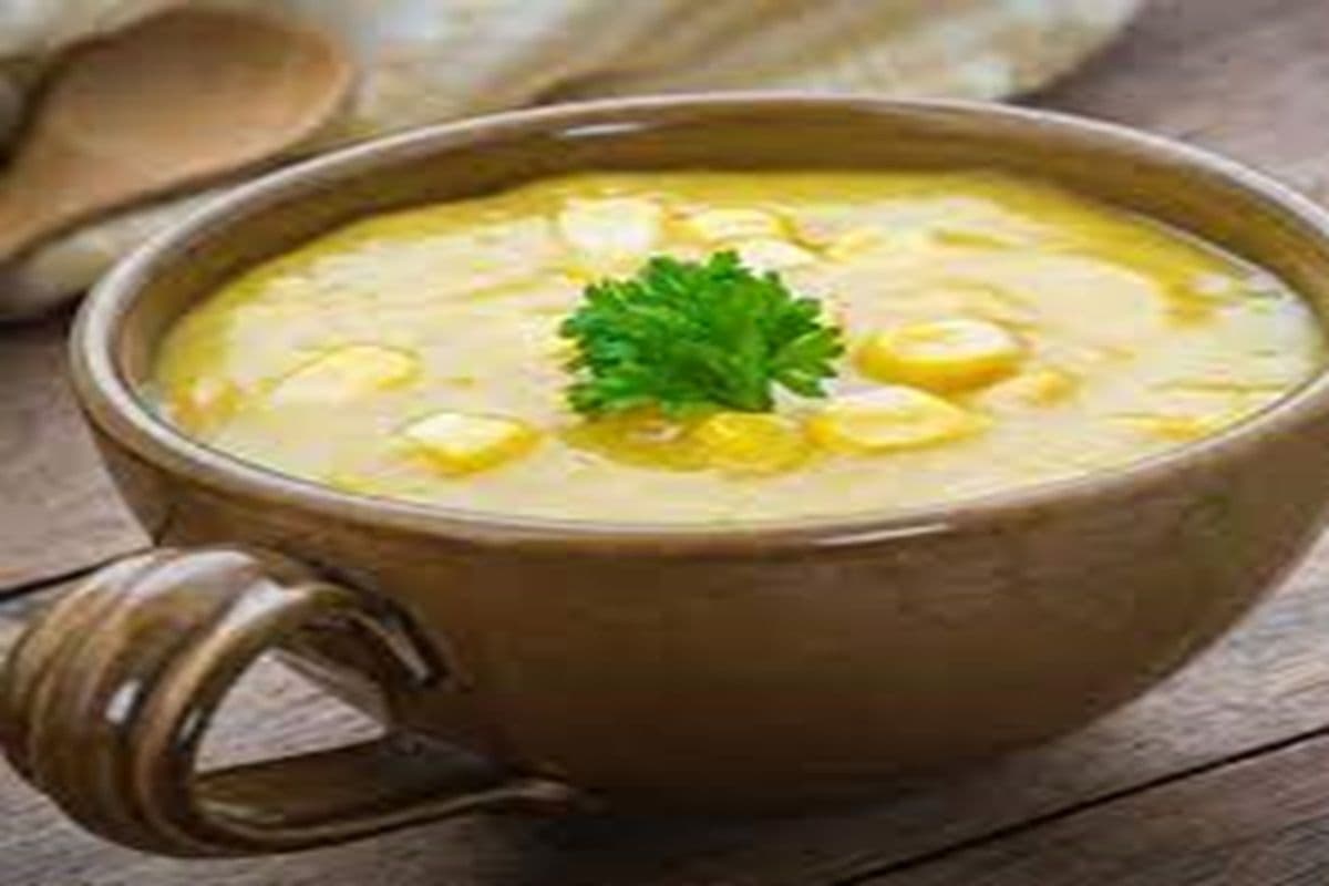 Sweet Corn Vegetarian Soup