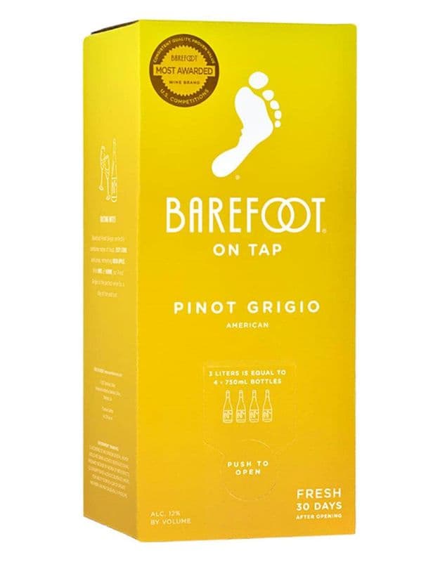 Barefoot Pinot Grigio (3 L) (1 x 3L)