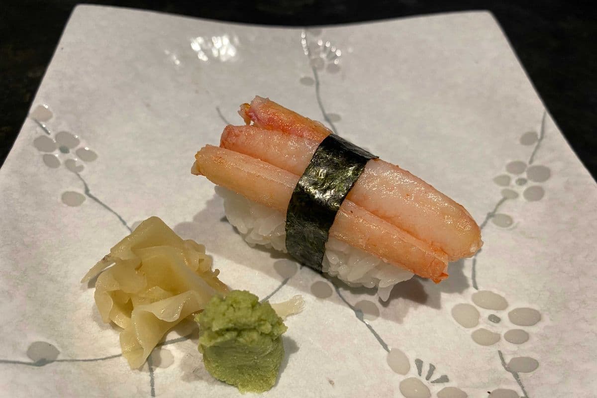 Real Crab (Kani) Nigiri Sushi (1 pc)
