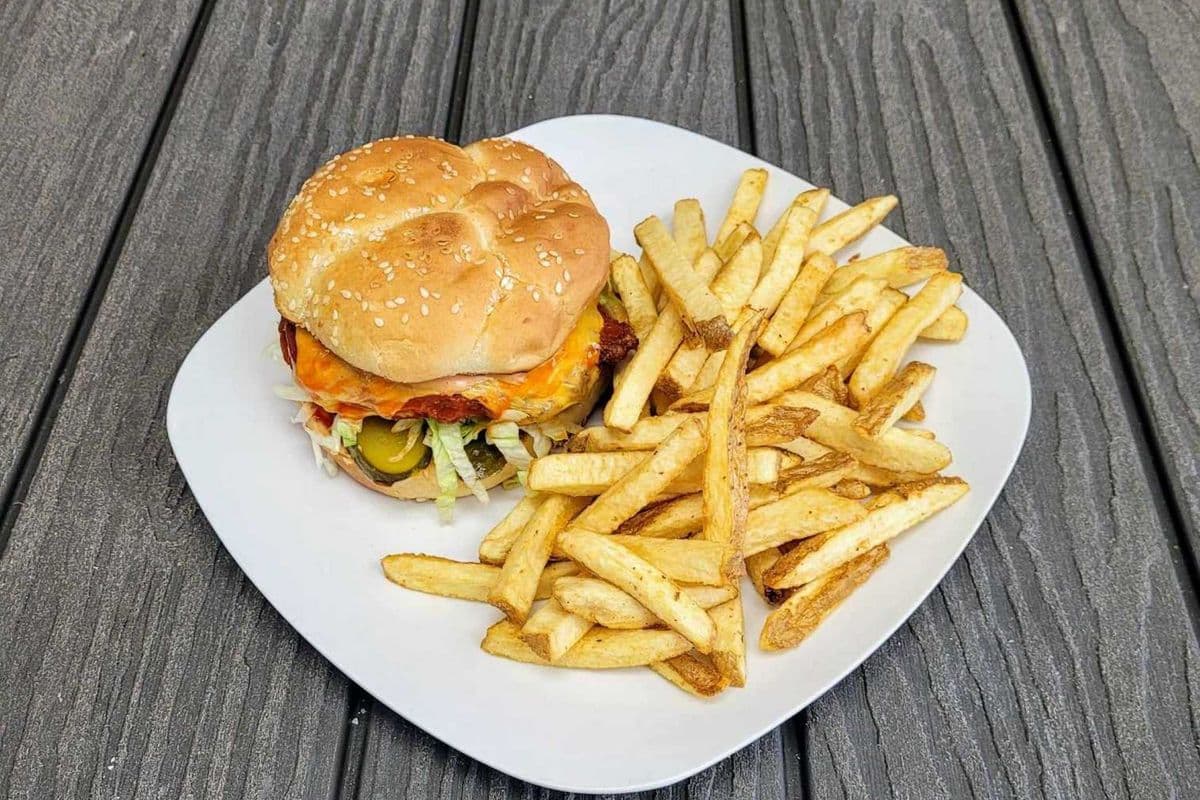 Buffalo Chicken Burger Combo