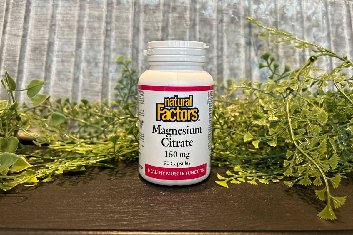 Natural Factors Magnesium Citrate (90 Capsules)