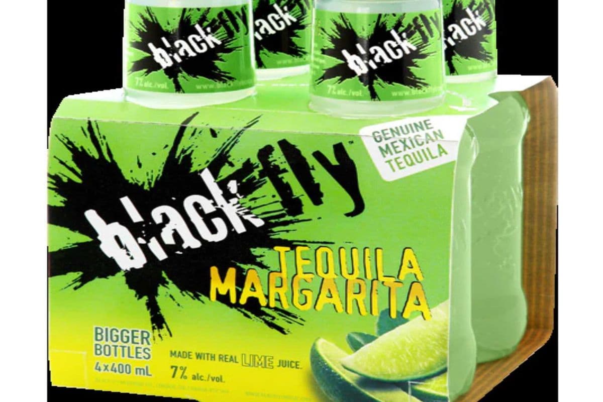 Black Fly Tequila Margarita (4 Bottles) (4 x 4*440ML )