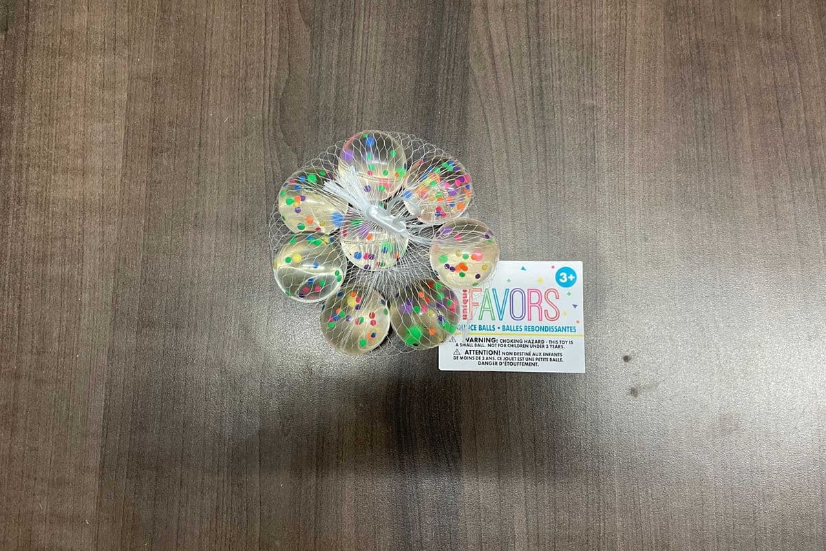8 Confetti Bounce Balls