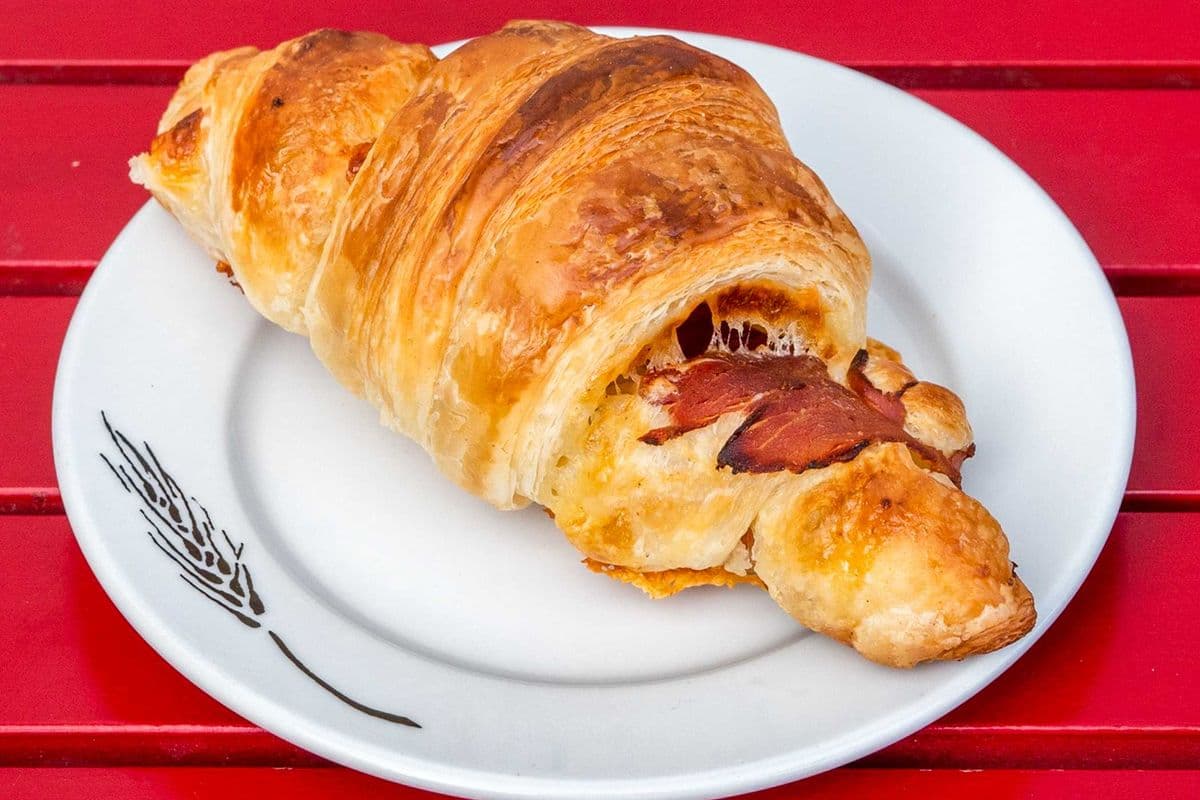 Ham and Cheddar Croissant