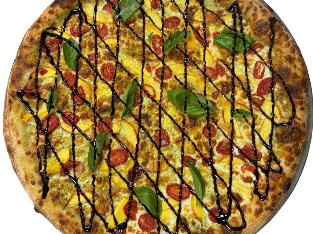 SLAB Peach Caprese