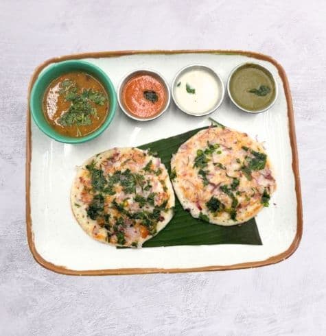 Onion Chilli Uthapam