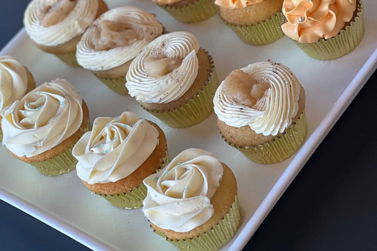 White Silk Cupcake