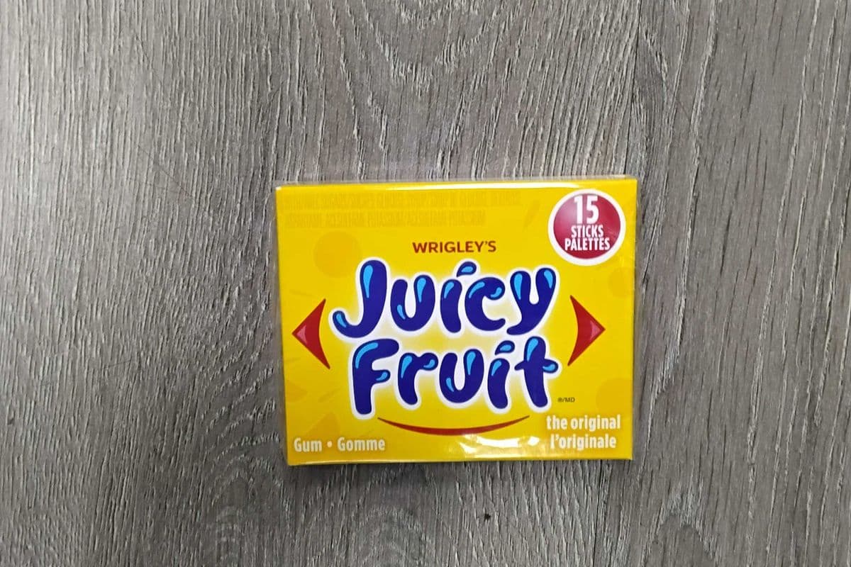 Wrigley's juicy fruit (15 sticks)
