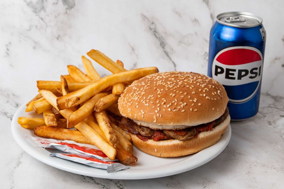 Pizza Burger Combo