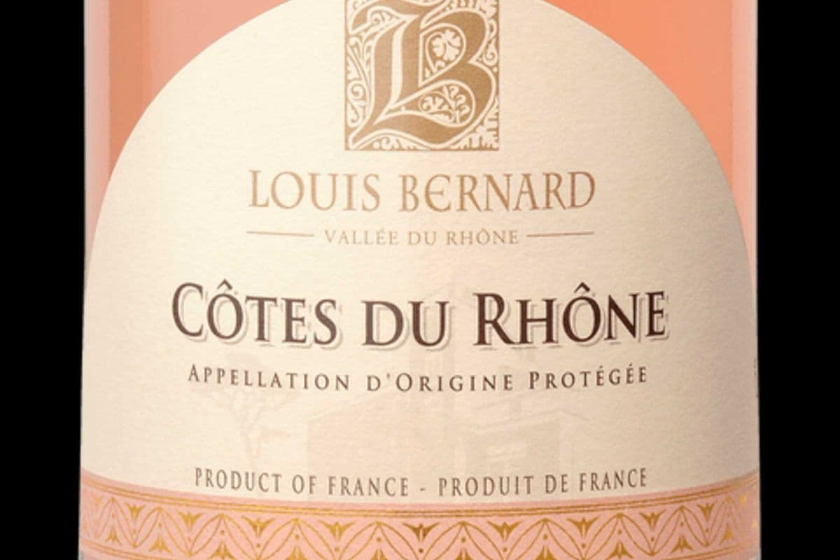Louis Bernard Côtes du Rhône Rosé 750ml (1 x 750ml)