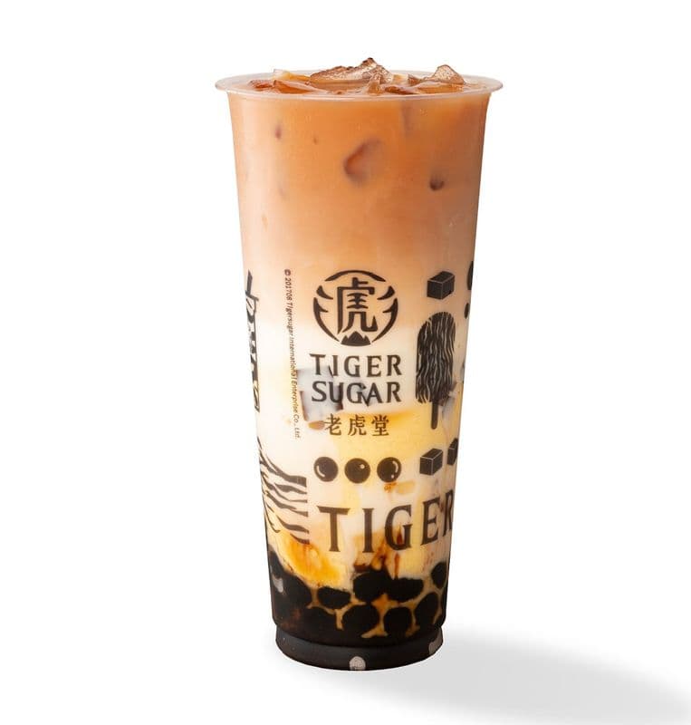 Tiger Premium Milk Tea (Large Only) / 布丁波霸凍鮮奶茶