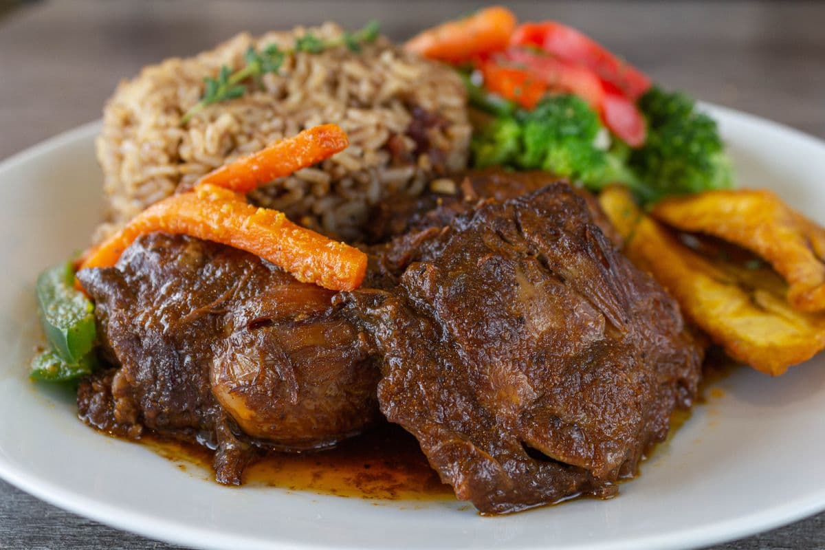 Stew Chicken Dinner
