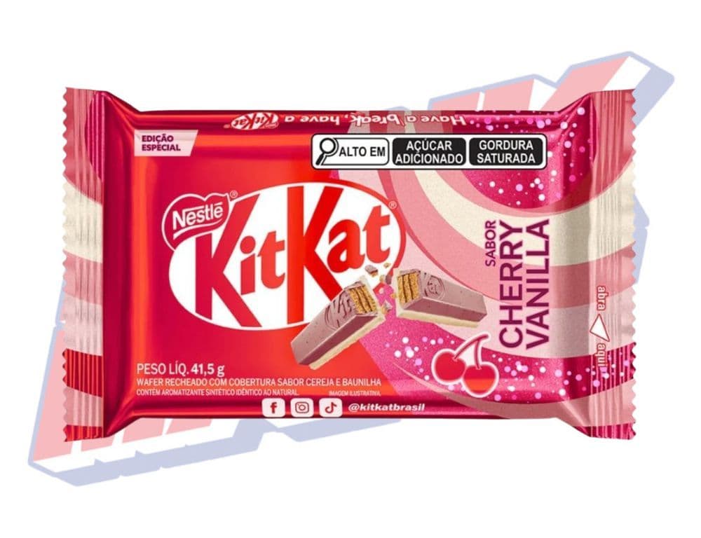 Kit Kat Cherry Vanilla (Brazil) - 41.5g