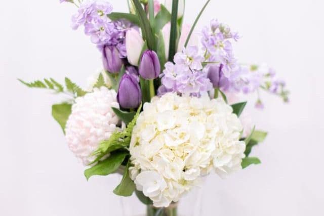 Purple Watercolour Bouquet