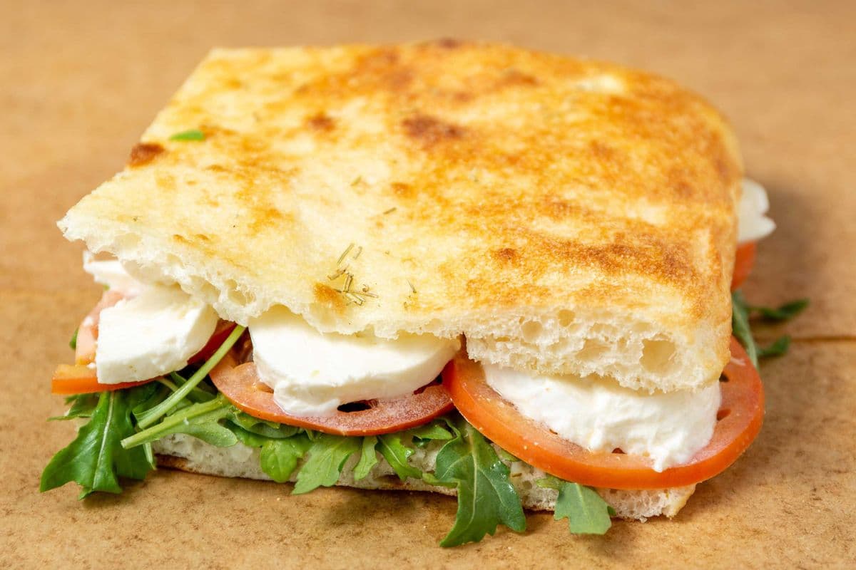 Caprese Focaccia Sandwich