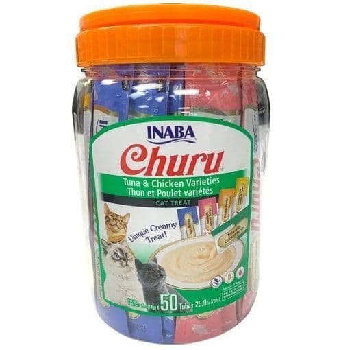 Inaba Cat Churu Purées Variety Pack (50 tubes)