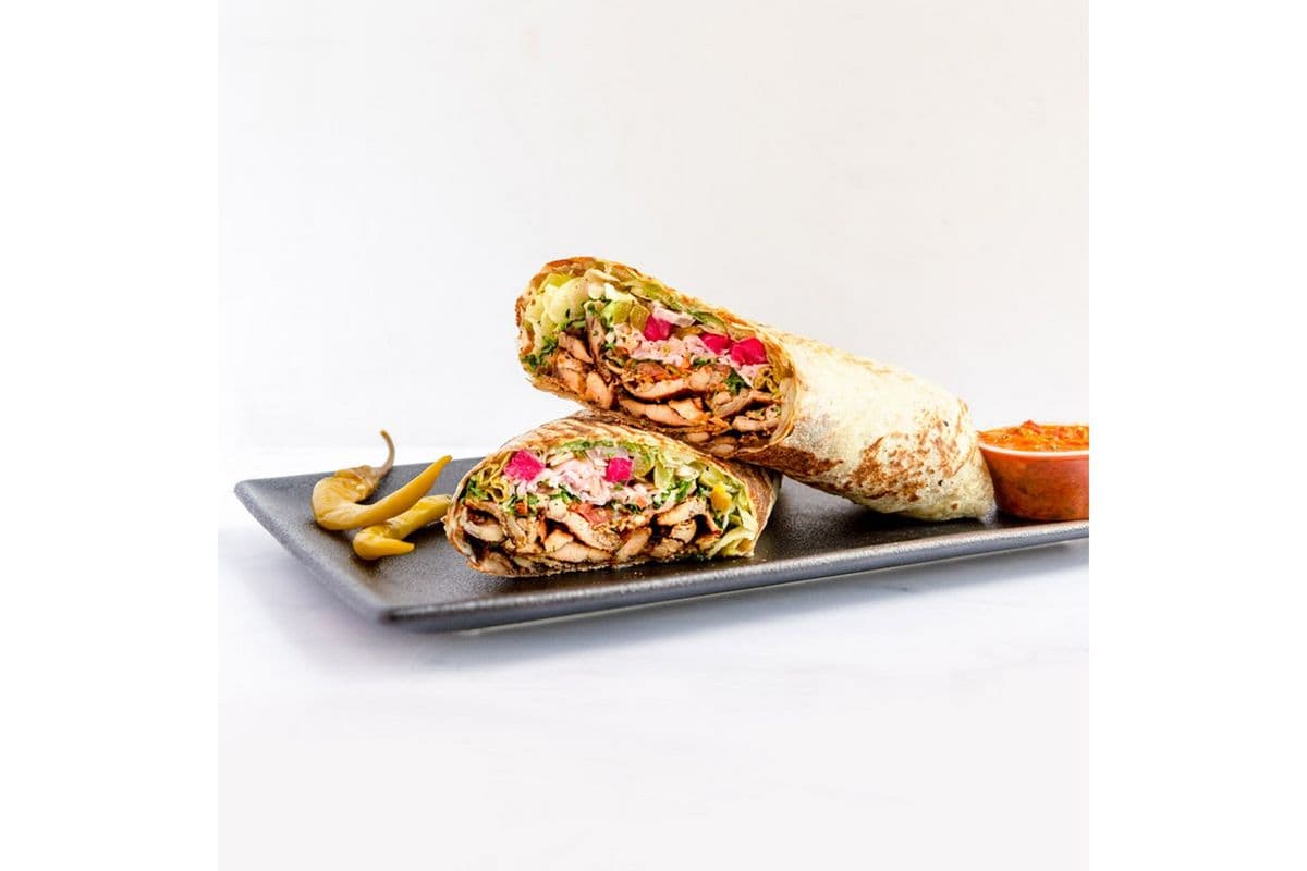 Chicken Shawarma Saj Wrap (Footlong)
