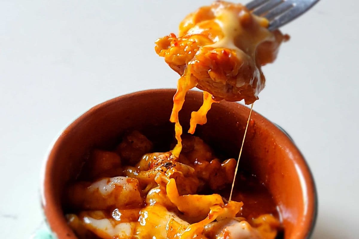 Korean Spicy Chicken with Cheese