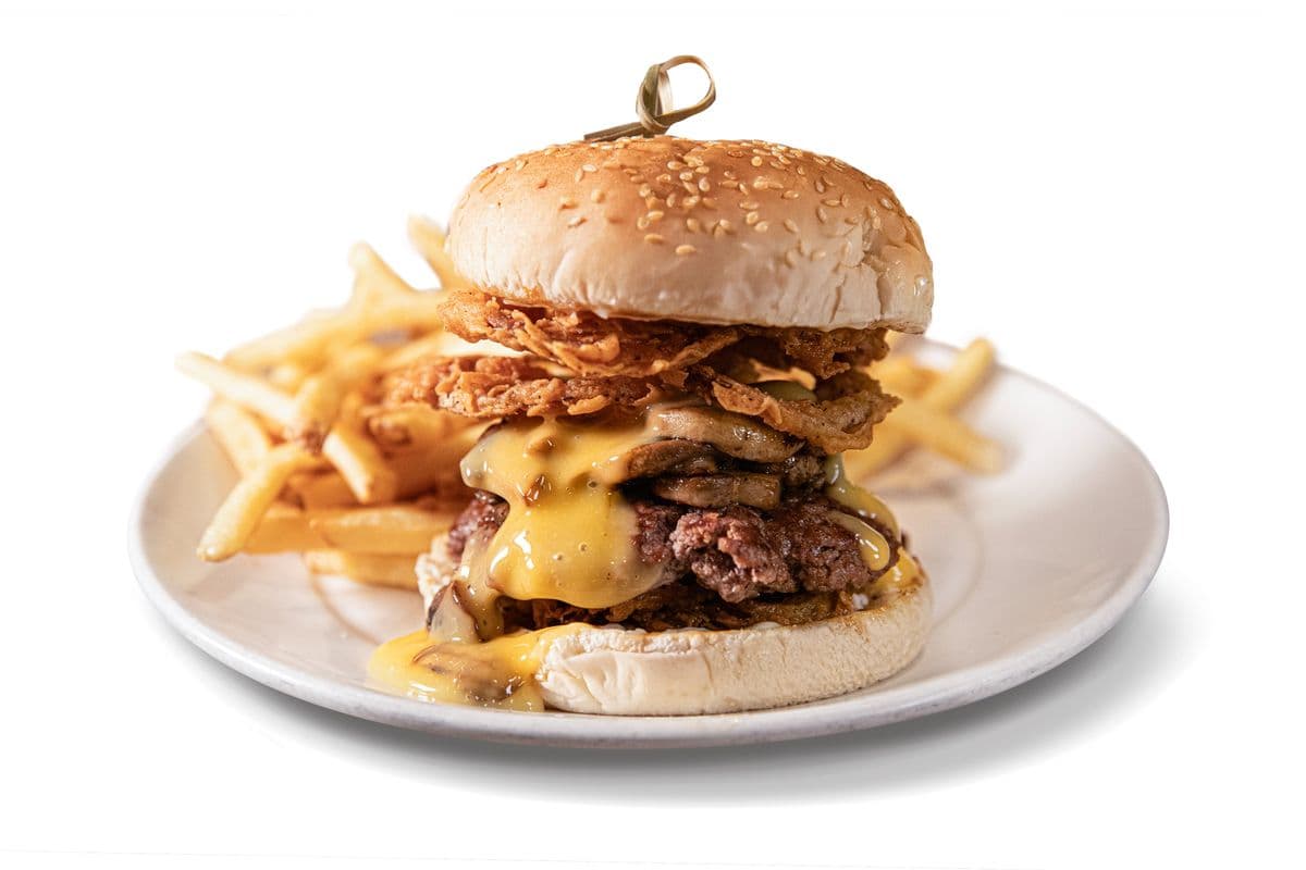 Smashed Cheese Sauce Burger