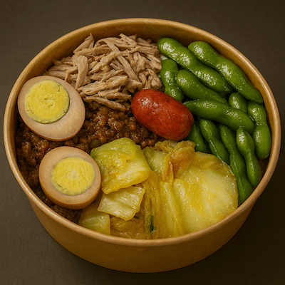 Chicken & Marinated Pork Sauce w/ Rice / 雞絲滷肉飯