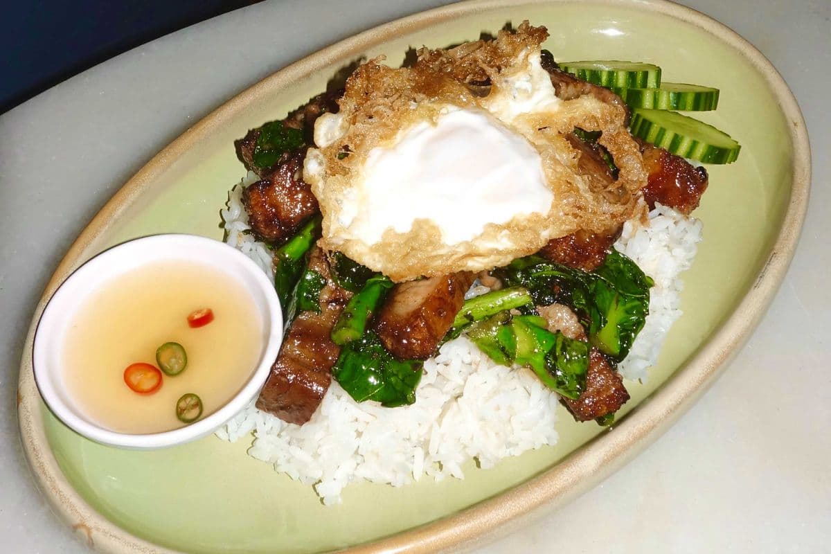 Kana Moo Grob 'Crispy Pork Belly Stir-Fry'