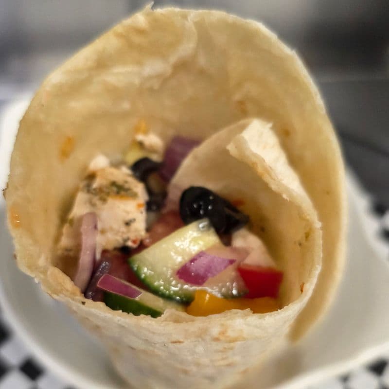 Chicken Souvlaki Wrap