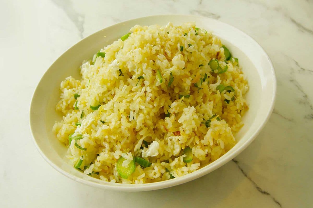 Fried Rice with Dry Scallops & Egg White 瑤柱蛋白炒飯
