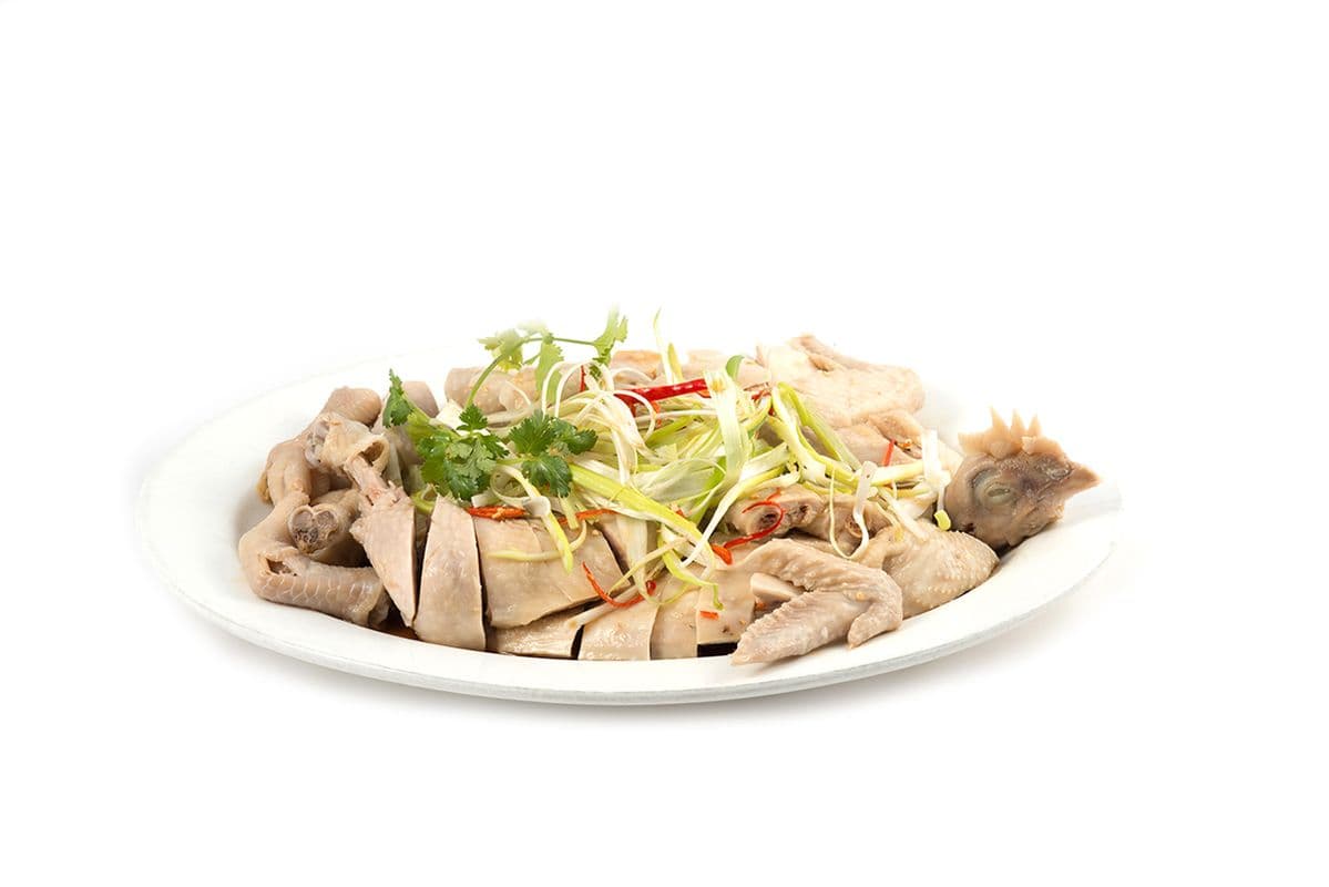 47. Poulet en grain Vancouver bouilli avec sauce soya / Boiled Vancouver Chicken Grain with Soy Sauce