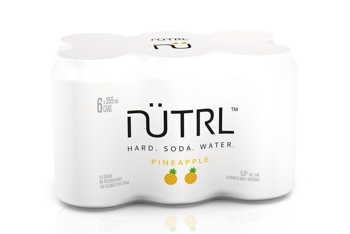 Nutrl Vodka Soda - Pineapple (6 Cans) (6 x 355)