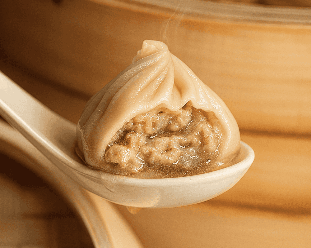 11. Classic Juicy Pork Dumpling / Porc classique Xiao Long Bao