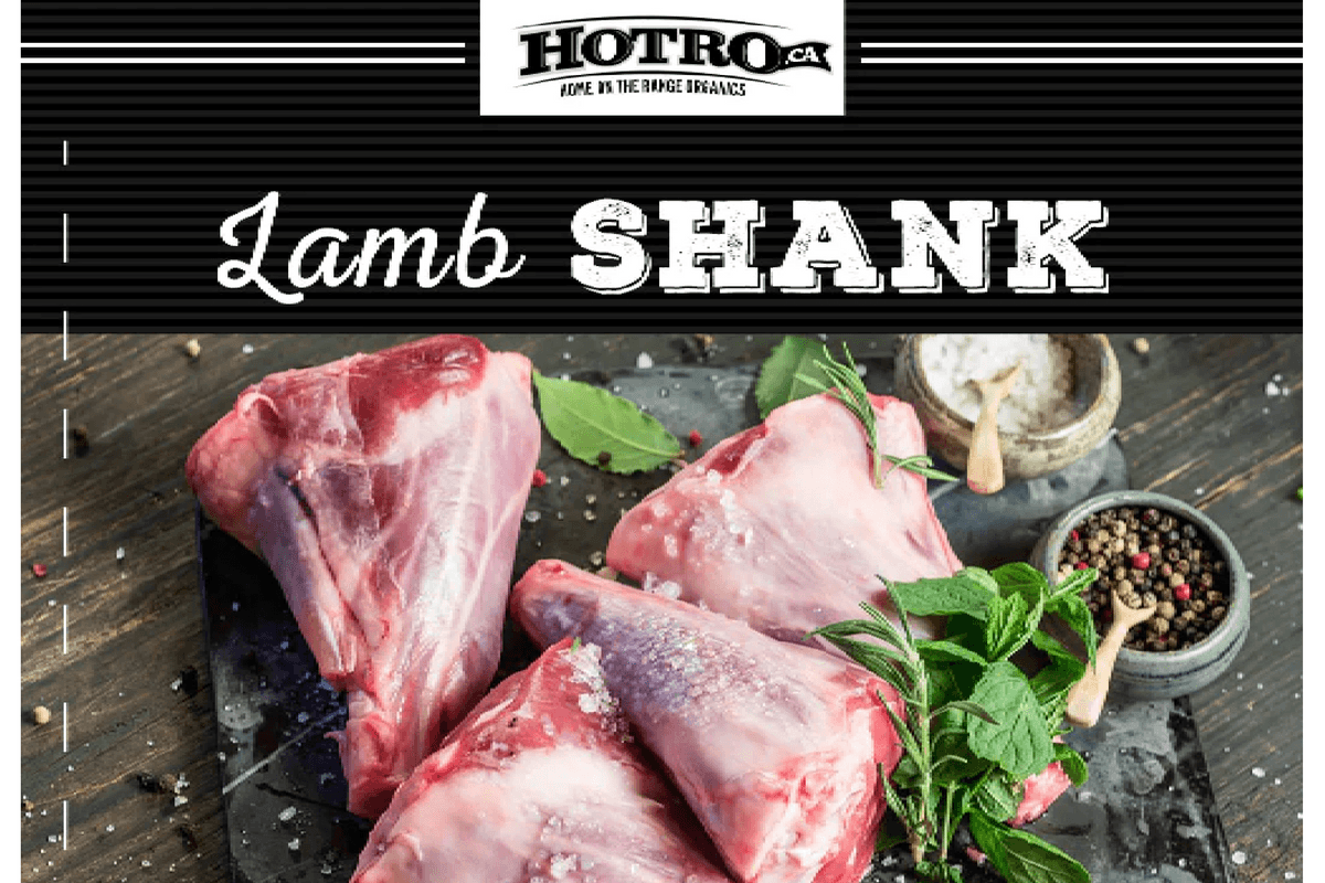 Grass Fed Local Lamb Shanks (1.5lbs)