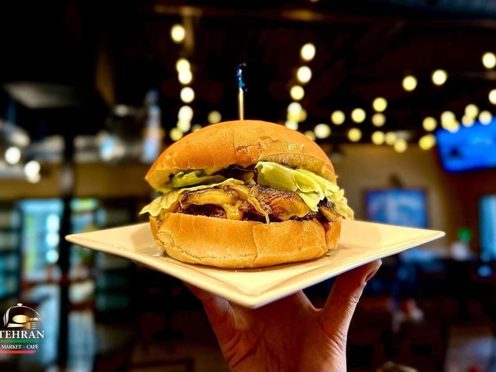 Mushroom Cheese Burger