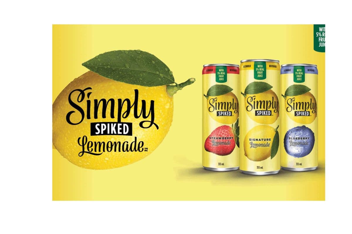 Simply Spiked lemonade Pack of 30 (30 x 355ML)