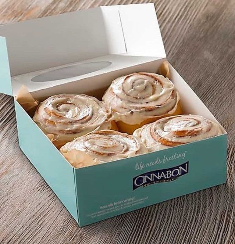 Four Classic Original Cinnabons