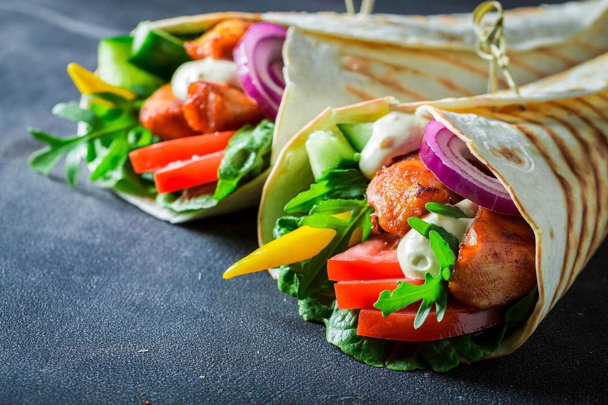 Shish Tawook Wrap.