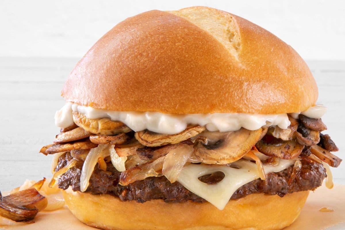 Mushroom Swiss Burger