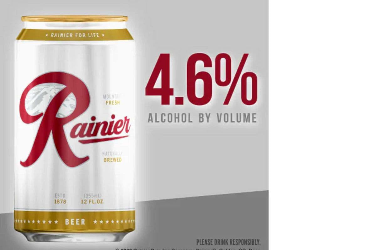 Rainier Beer, 24PK Cans (24 x 355ML)