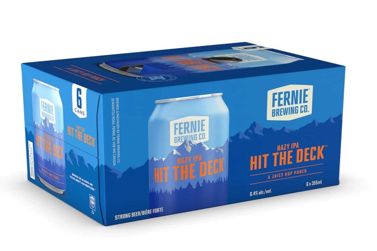 Fernie Brewing Hit the Deck Hazy IPA (6 x 355 ml Cans)