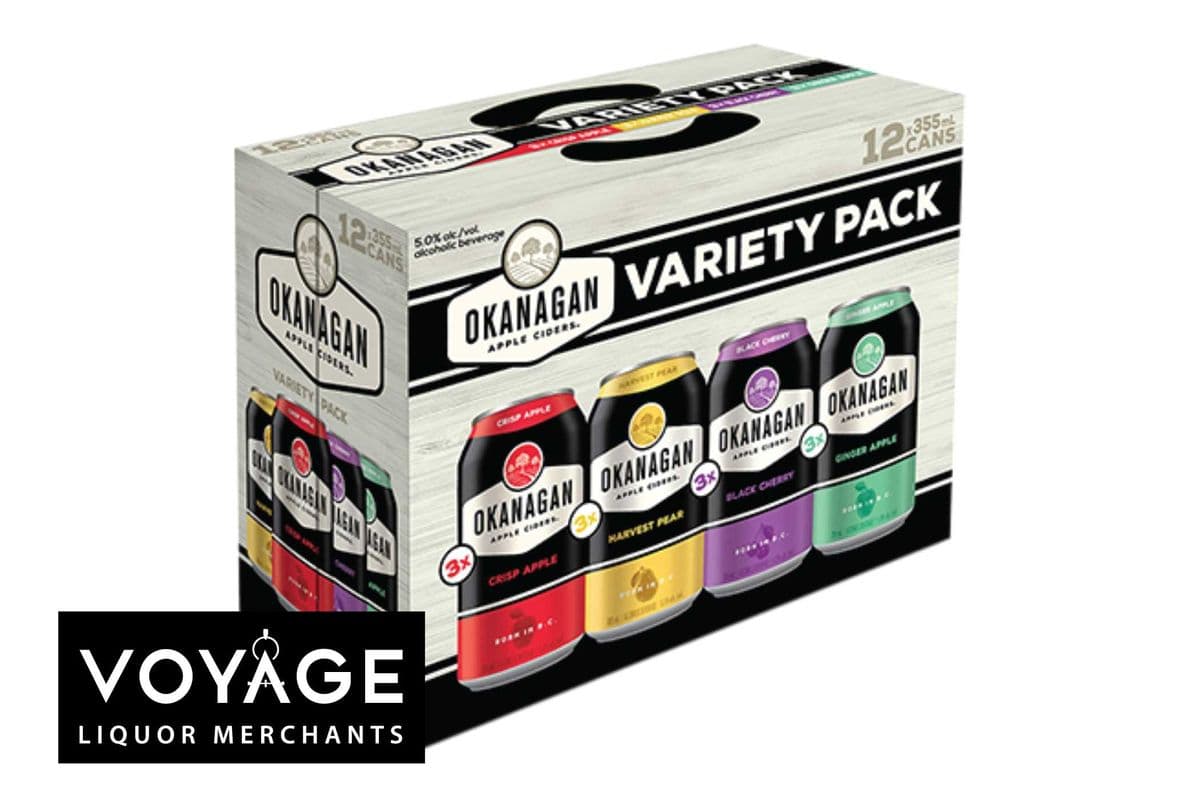 Okanagan Cider Variety Pack (12 x 355 ml)