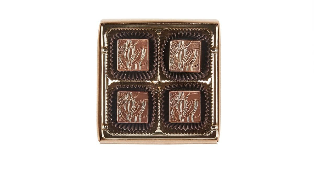 Vegan 70% Truffle Box (4 pcs)