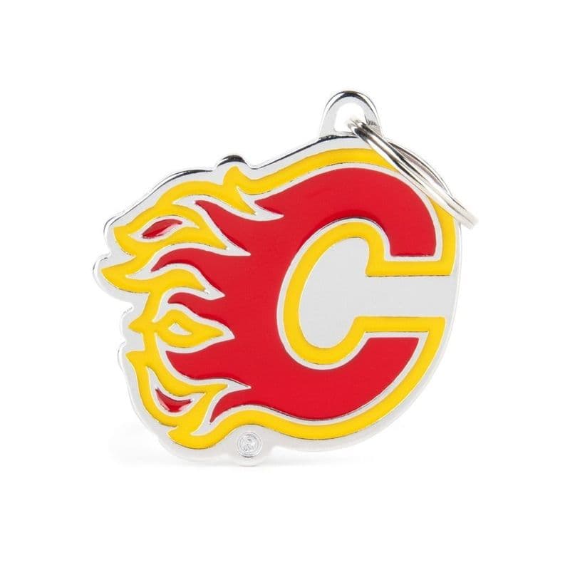 MyFamily NHL Calgary Flames Engraved Tag