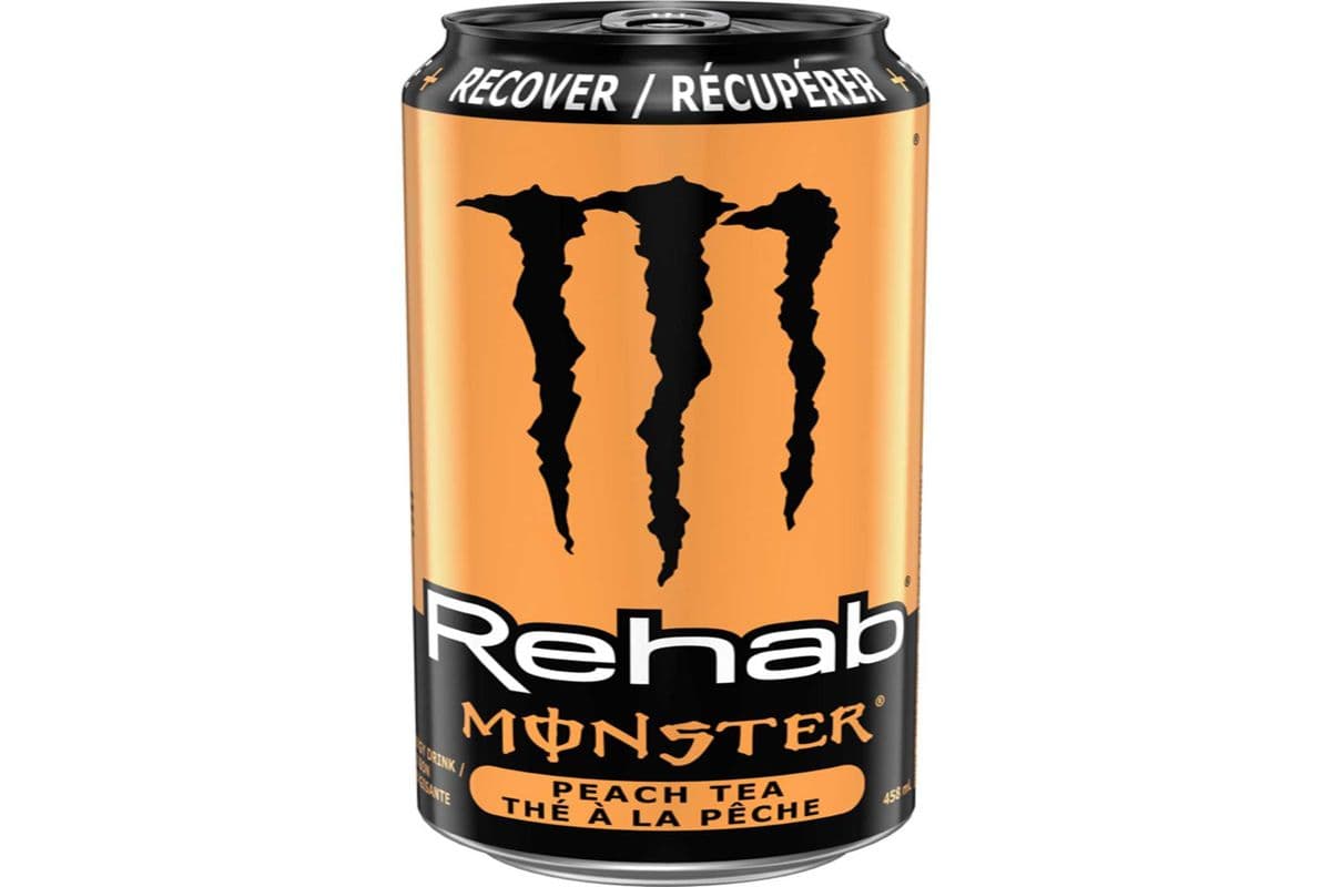 REHAB MONSTER PEACH TEA (458ML)