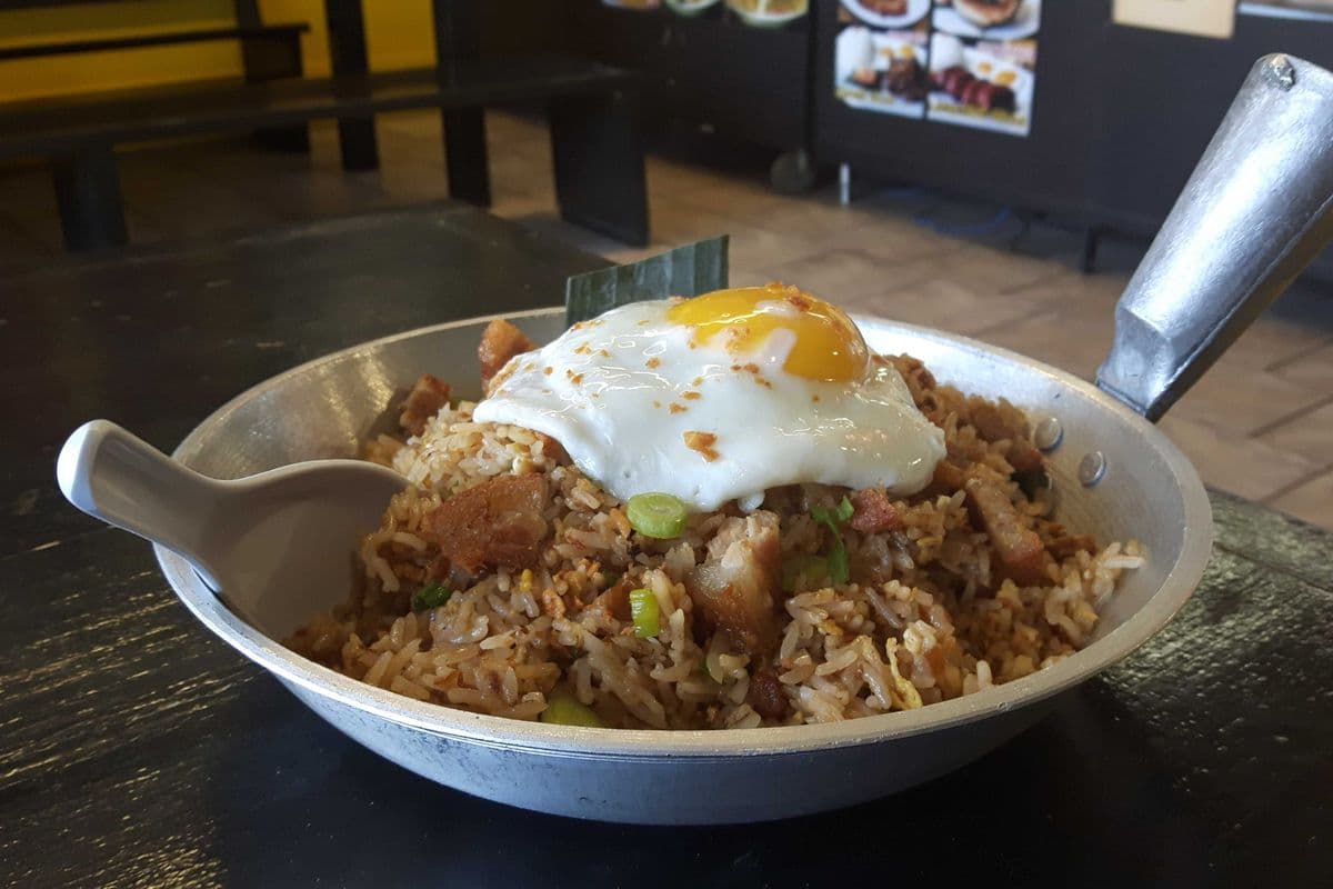 Binaggoongan Lechon Kawali Fried Rice