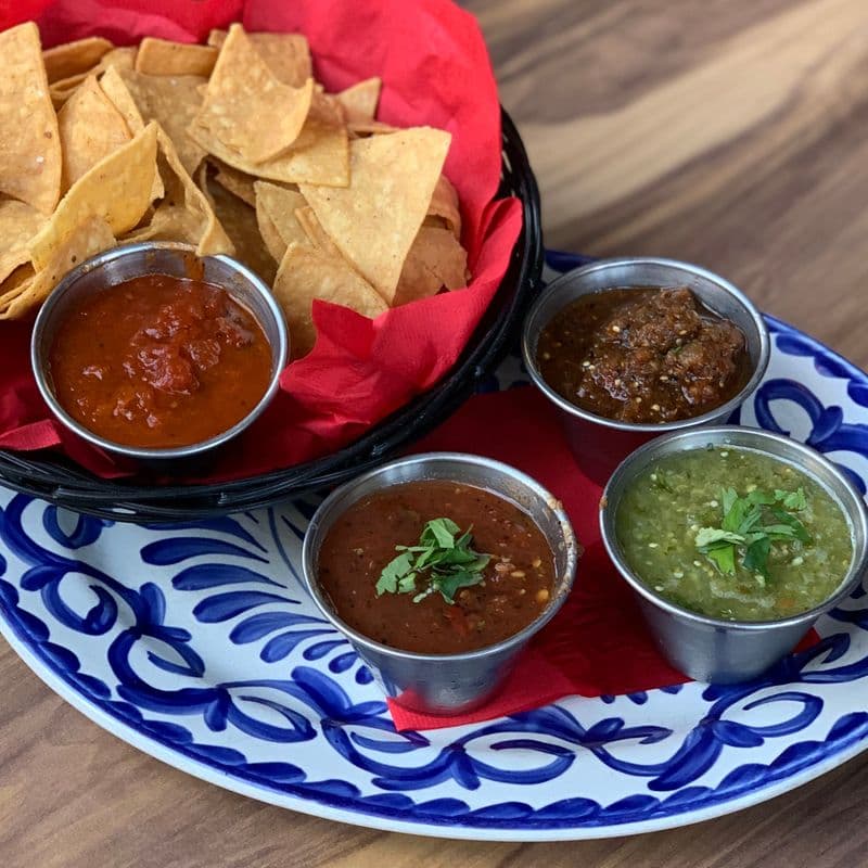 Salsa Trio and Chips