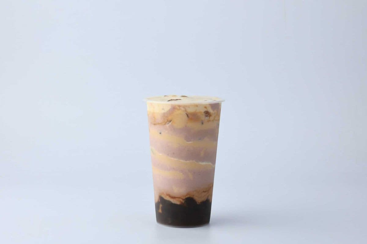 Taro Bubble Milk Green Tea